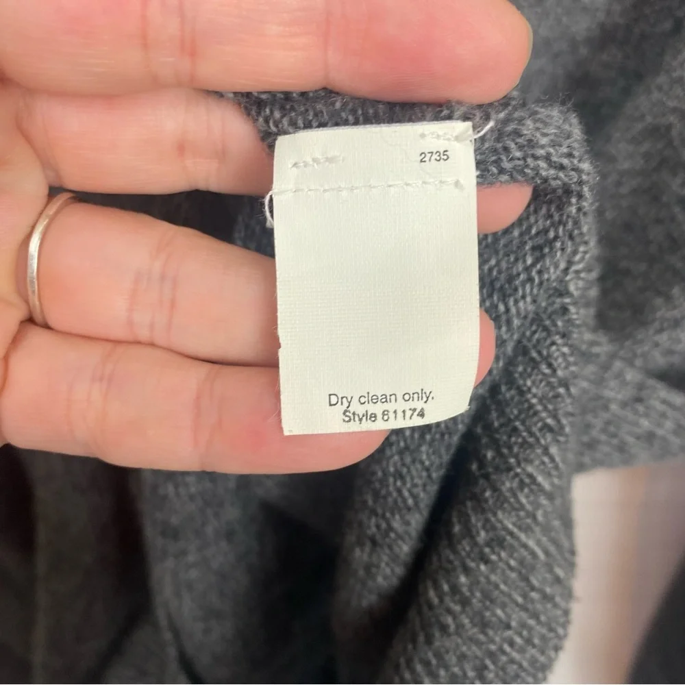 J. Crew‎ Gray 100% Wool Sweater